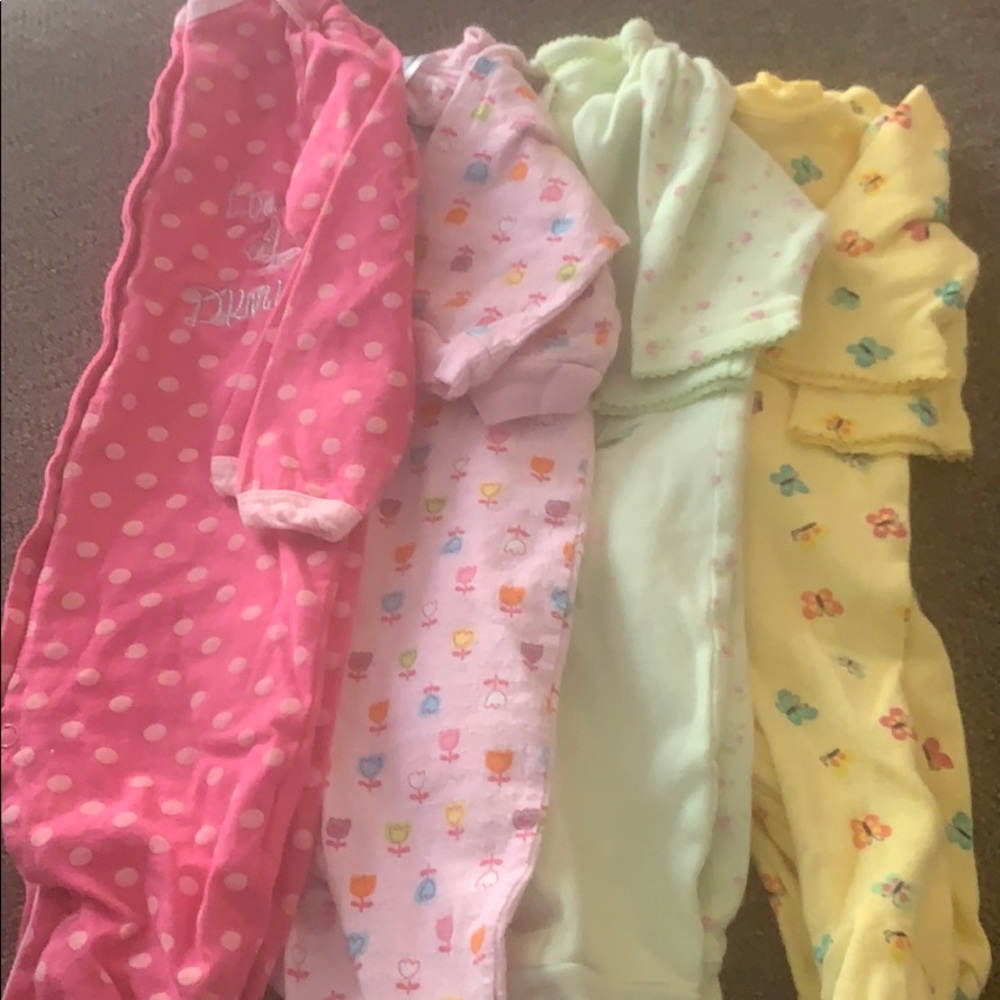 Assorted baby onsies